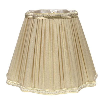 Taupe Shantung Silk Square Lamp Shade