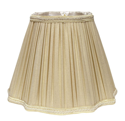 Taupe Shantung Silk Square Lamp Shade