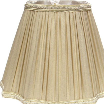 Taupe Shantung Silk Square Lamp Shade