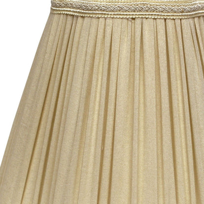 18" Pearl Grey Slanted Fancy Square Shantung Lampshade