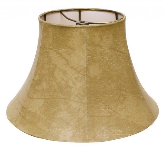 12" Faux Snakeskin Slanted Softback Parchment Lampshade