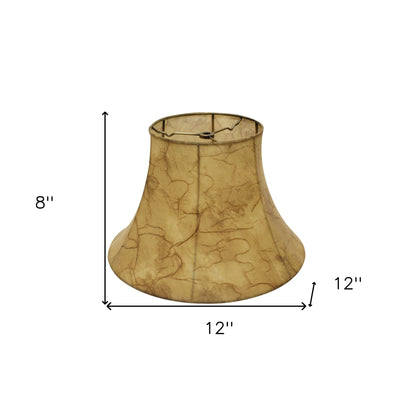 12" Antique Parchment Slanted Softback Lampshade