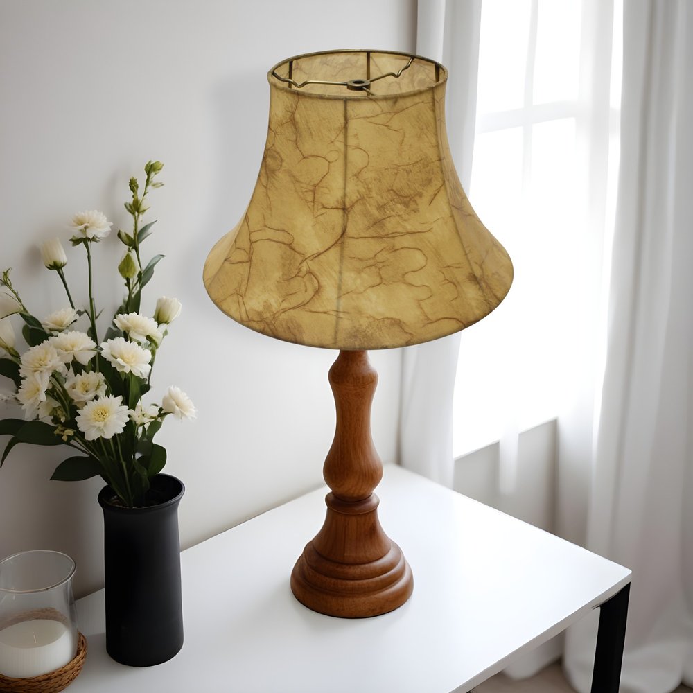 Light Yellow Parchment Bell Lamp Shade