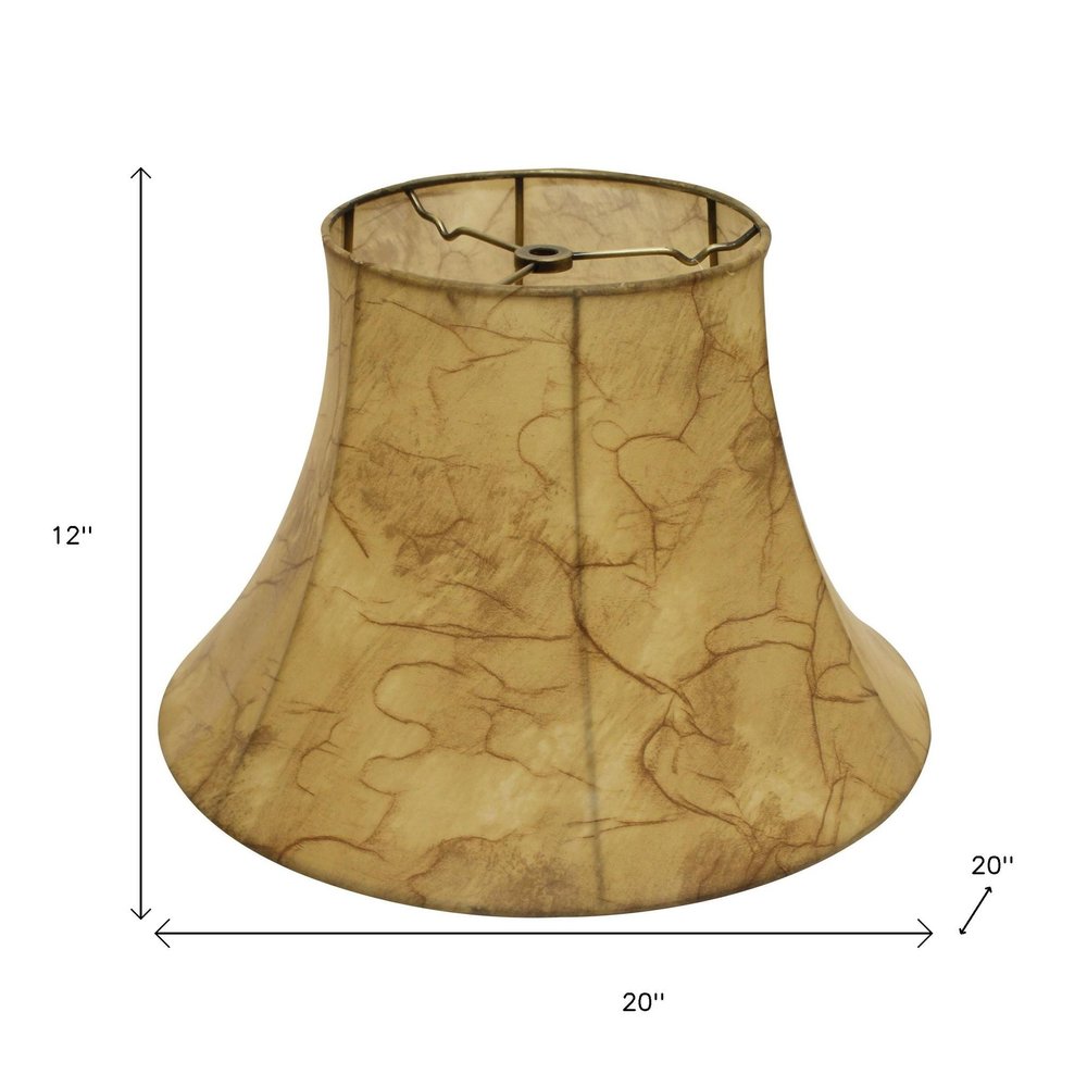 Light Yellow Parchment Bell Lamp Shade