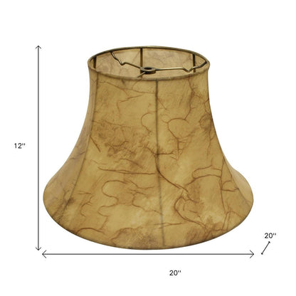 Light Yellow Parchment Bell Lamp Shade