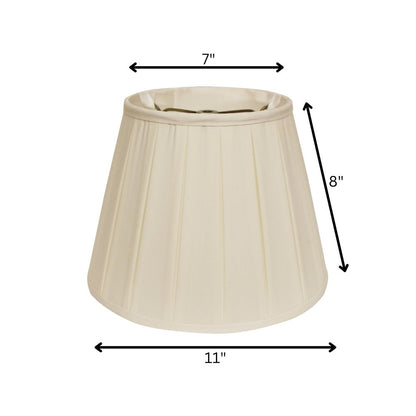 Ivory Shantung Silk Empire Lamp Shade
