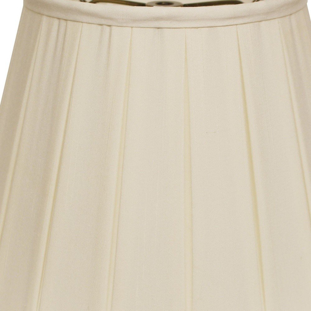 Ivory Shantung Silk Empire Lamp Shade
