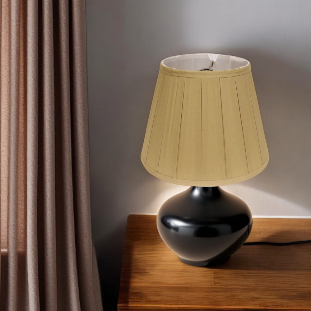 Camel Shantung Silk Empire Lamp Shade