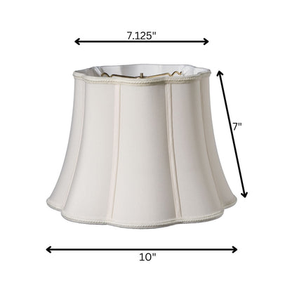 Cream Shantung Silk Novelty Lamp Shade