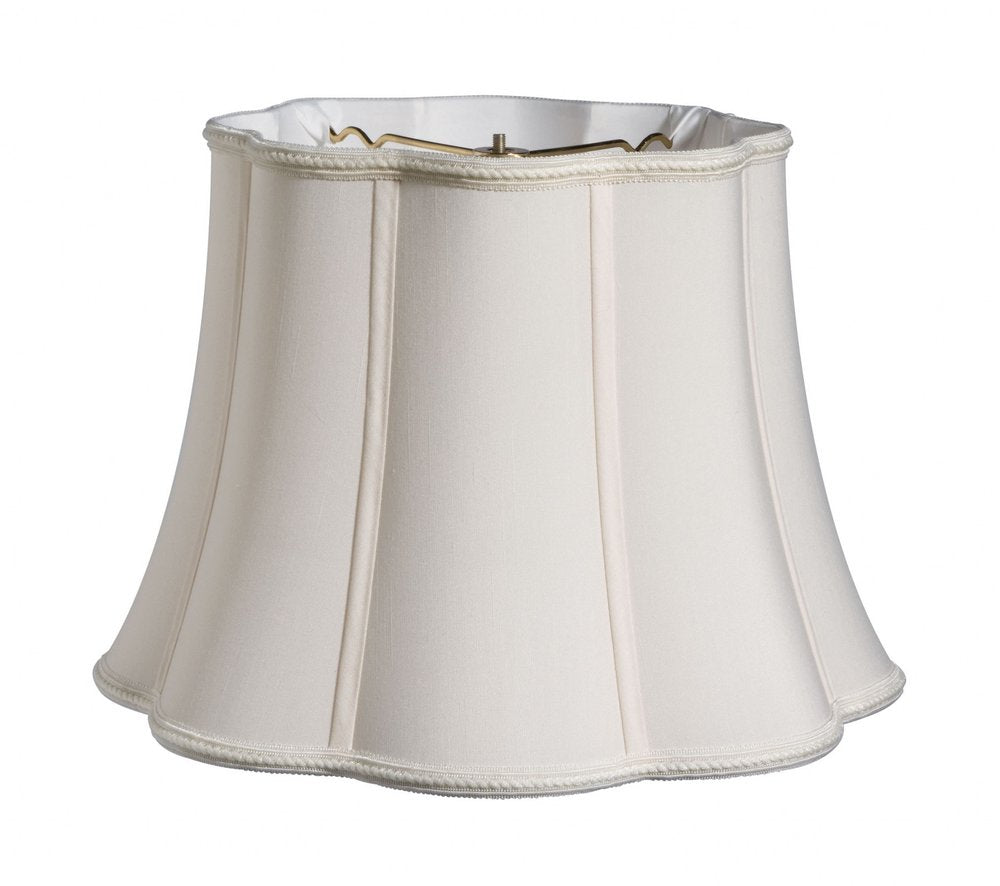 Cream Shantung Silk Novelty Lamp Shade