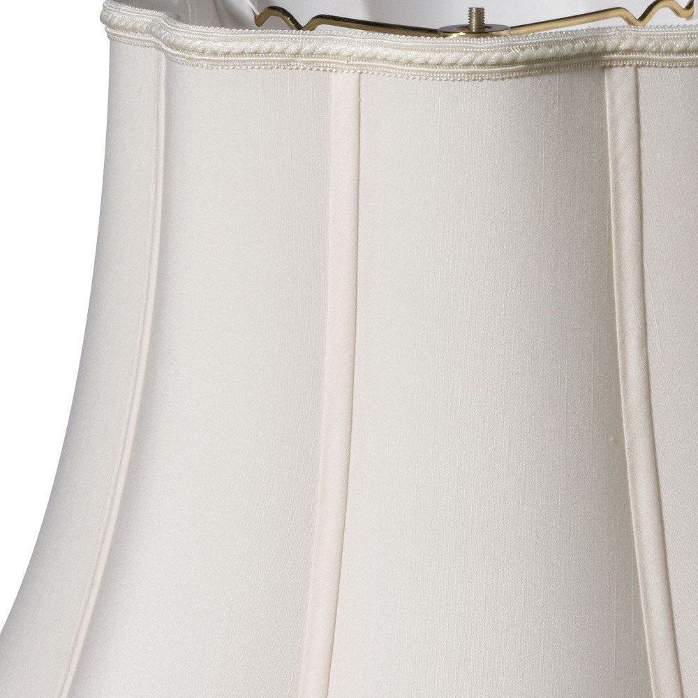 Cream Shantung Silk Novelty Lamp Shade