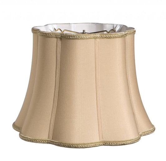 Gold Shantung Silk Novelty Lamp Shade