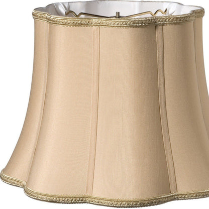 Gold Shantung Silk Novelty Lamp Shade