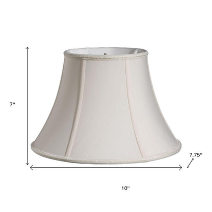 Cream Shantung Silk Bell Lamp Shade