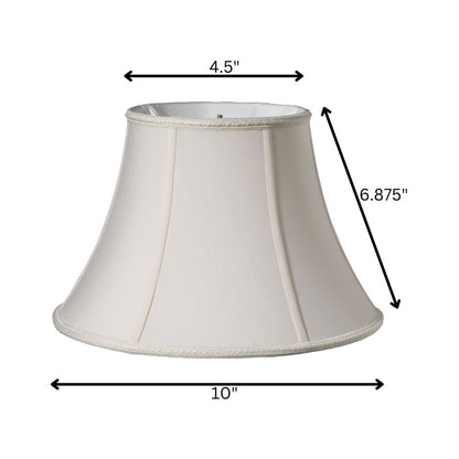 Cream Shantung Silk Bell Lamp Shade
