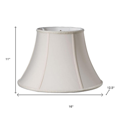 Cream Shantung Silk Bell Lamp Shade
