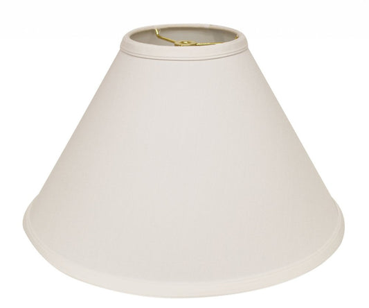 White No Slub Innsbruck Cone Lamp Shade