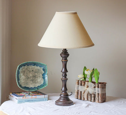 Beige Linen Cone Lamp Shade
