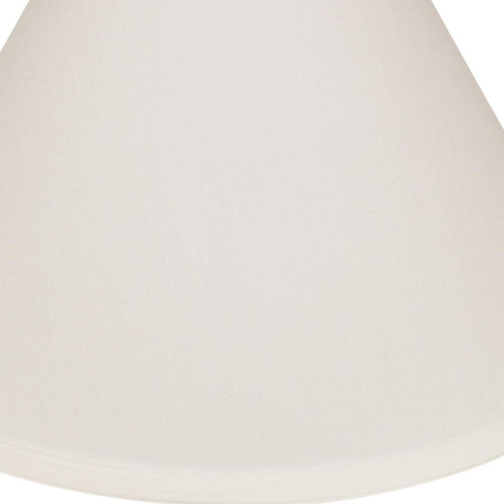 White No Slub Innsbruck Cone Lamp Shade