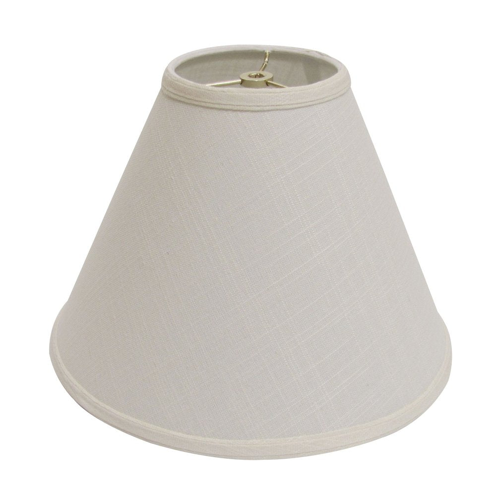 Off White Linen Cone Lamp Shade