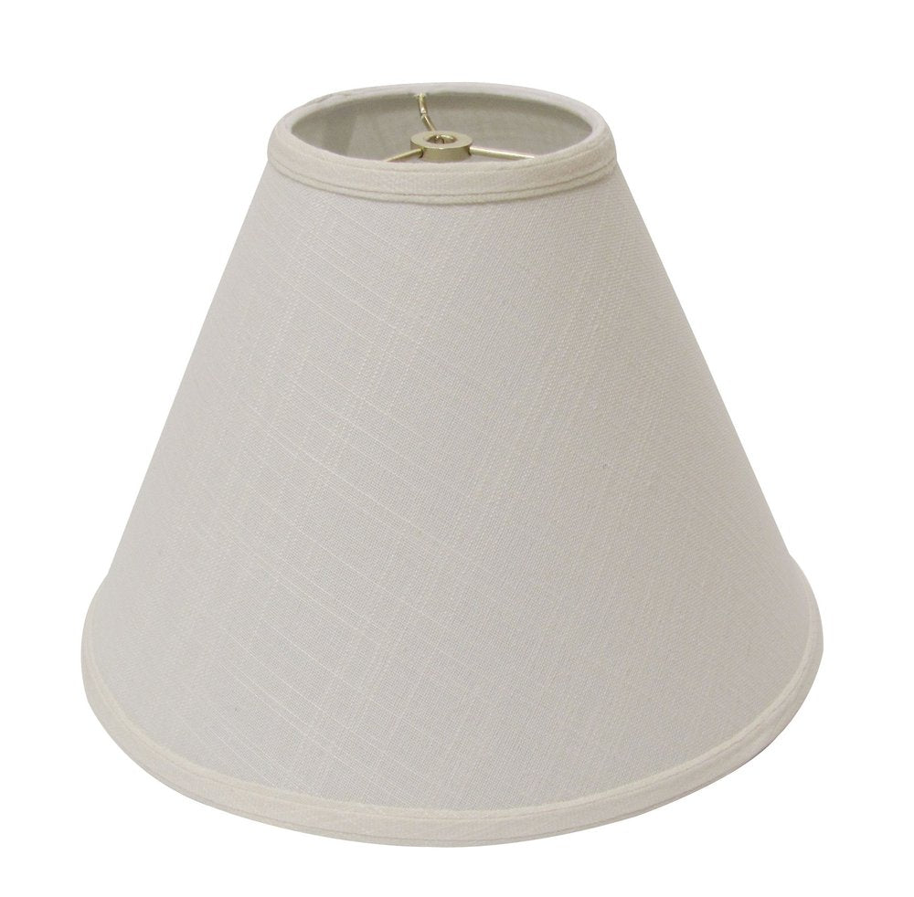Off White Linen Cone Lamp Shade