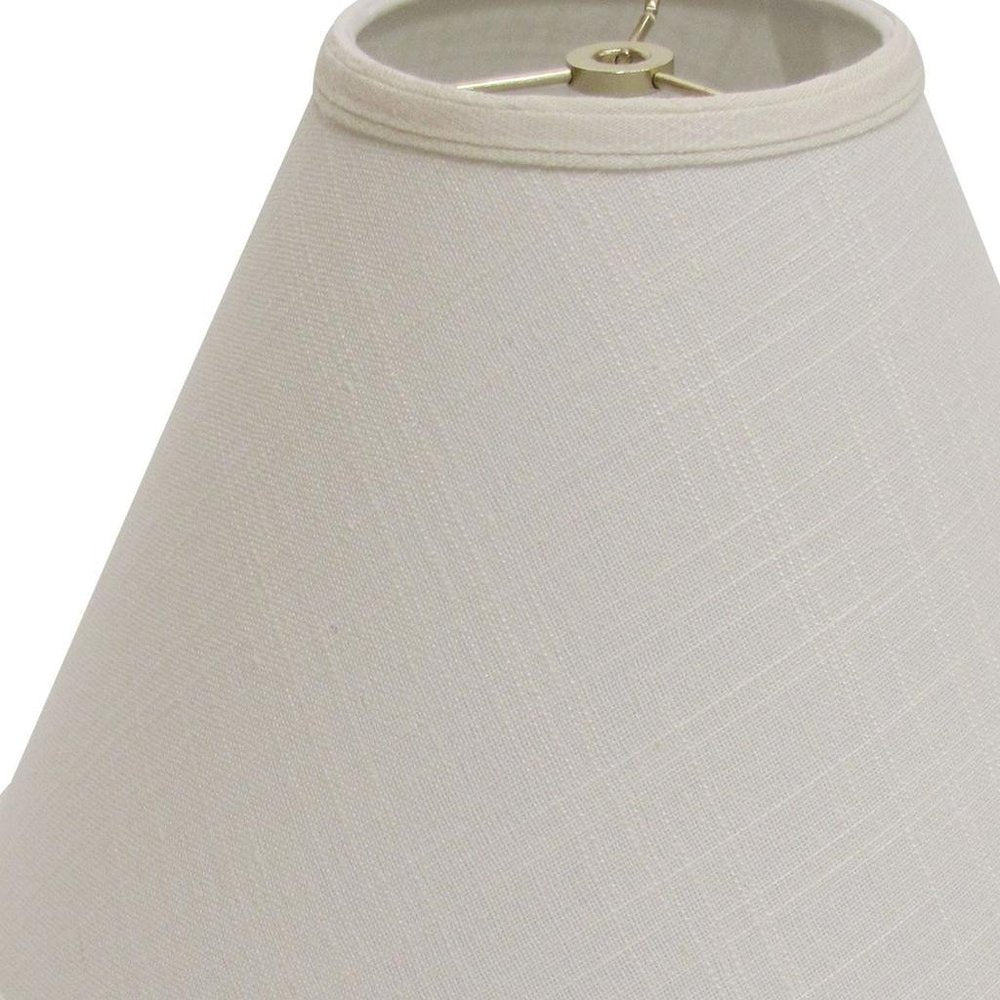 Off White Linen Cone Lamp Shade