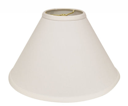 White No Slub Innsbruck Cone Lamp Shade