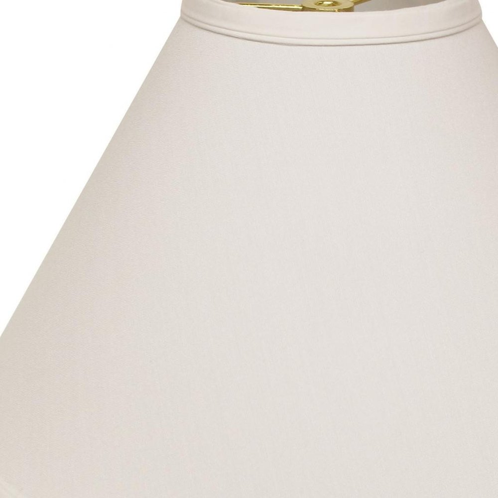 White No Slub Innsbruck Cone Lamp Shade