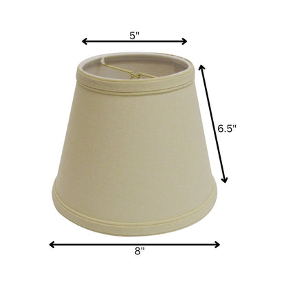 Beige Linen Empire Lamp Shade