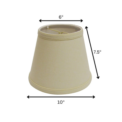 Beige Linen Empire Lamp Shade