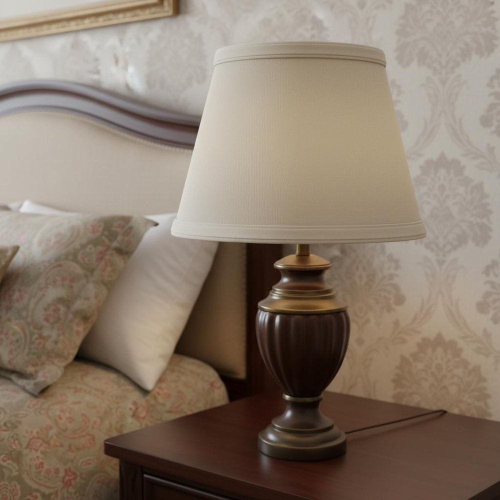 White No Slub Innsbruck Empire Lamp Shade