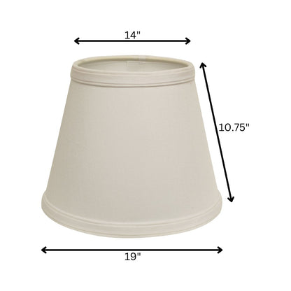 White No Slub Innsbruck Empire Lamp Shade