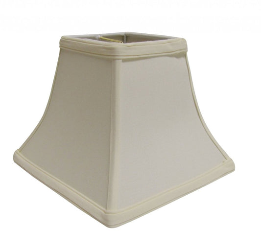 Ivory No Slub Innsbruck Print Square Lamp Shade