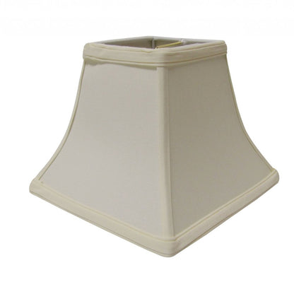 Ivory No Slub Innsbruck Print Square Lamp Shade