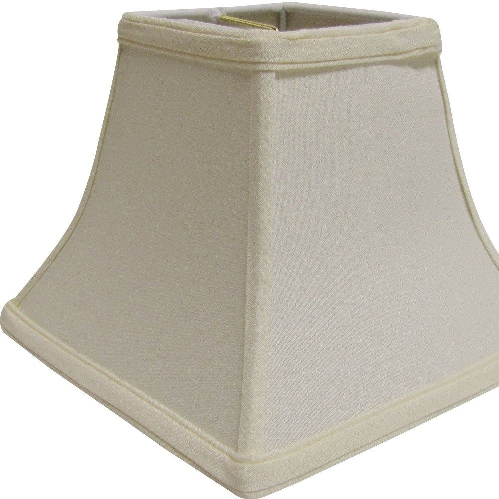 Ivory No Slub Innsbruck Print Square Lamp Shade