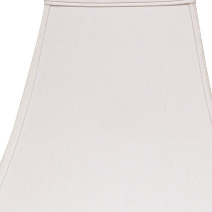 White No Slub Innsbruck Square Lamp Shade