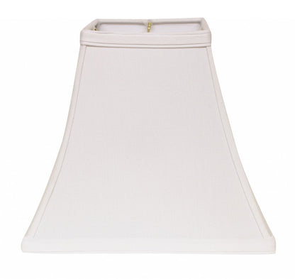 White No Slub Innsbruck Square Lamp Shade