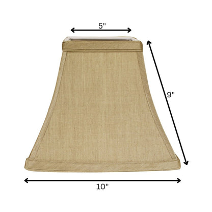 Tan No Slub Innsbruck Square Lamp Shade