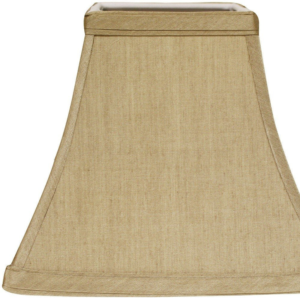 Tan No Slub Innsbruck Square Lamp Shade