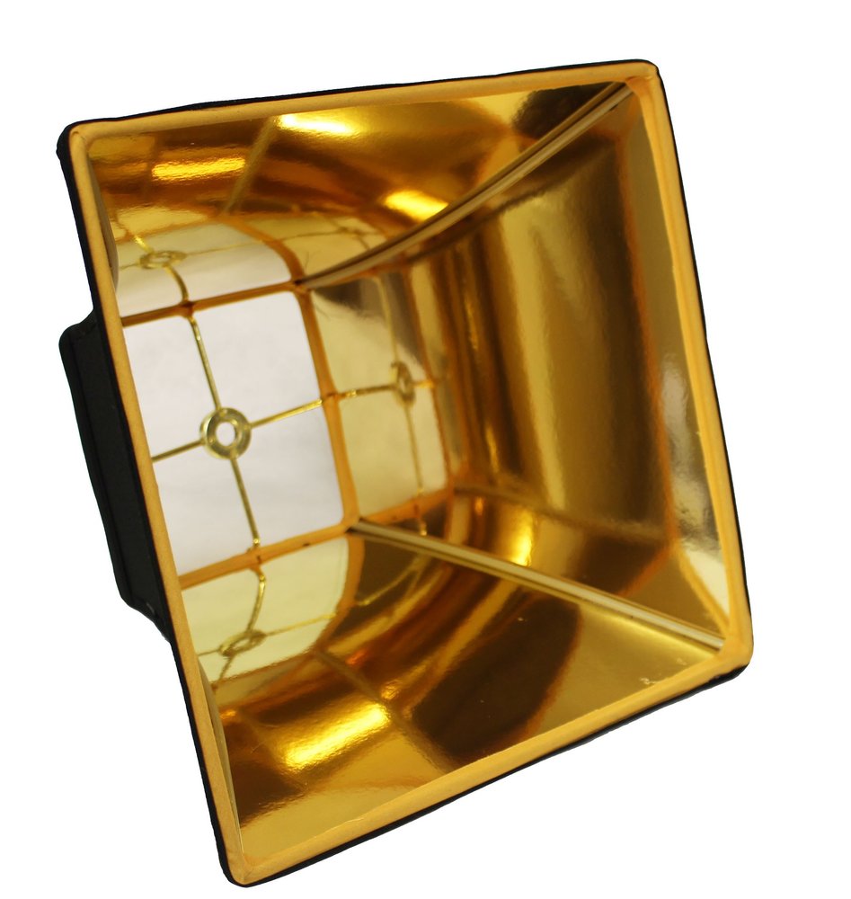 Black Shantung Silk Square Lamp Shade