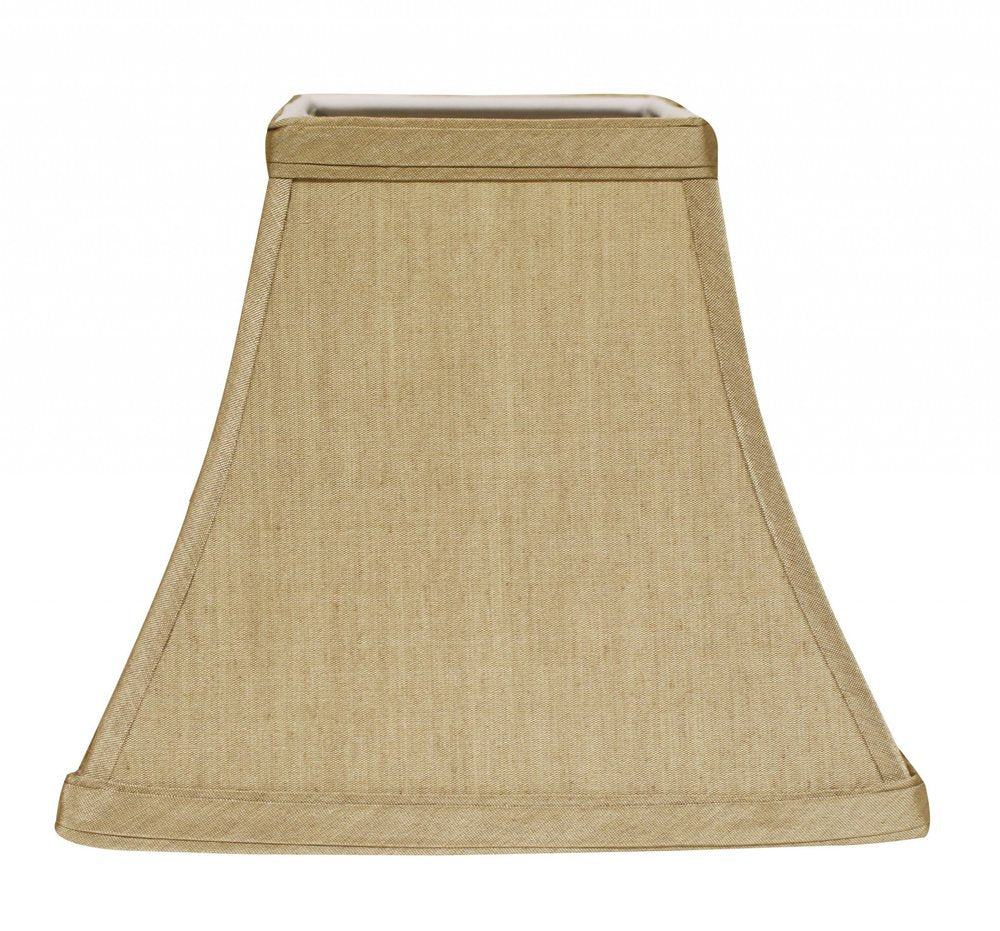 Tan No Slub Innsbruck Square Lamp Shade