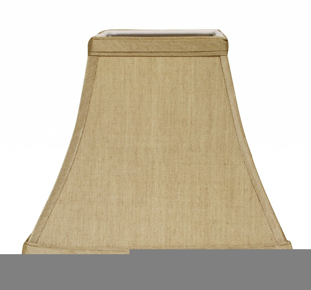 Tan No Slub Innsbruck Square Lamp Shade