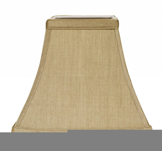 Tan No Slub Innsbruck Square Lamp Shade