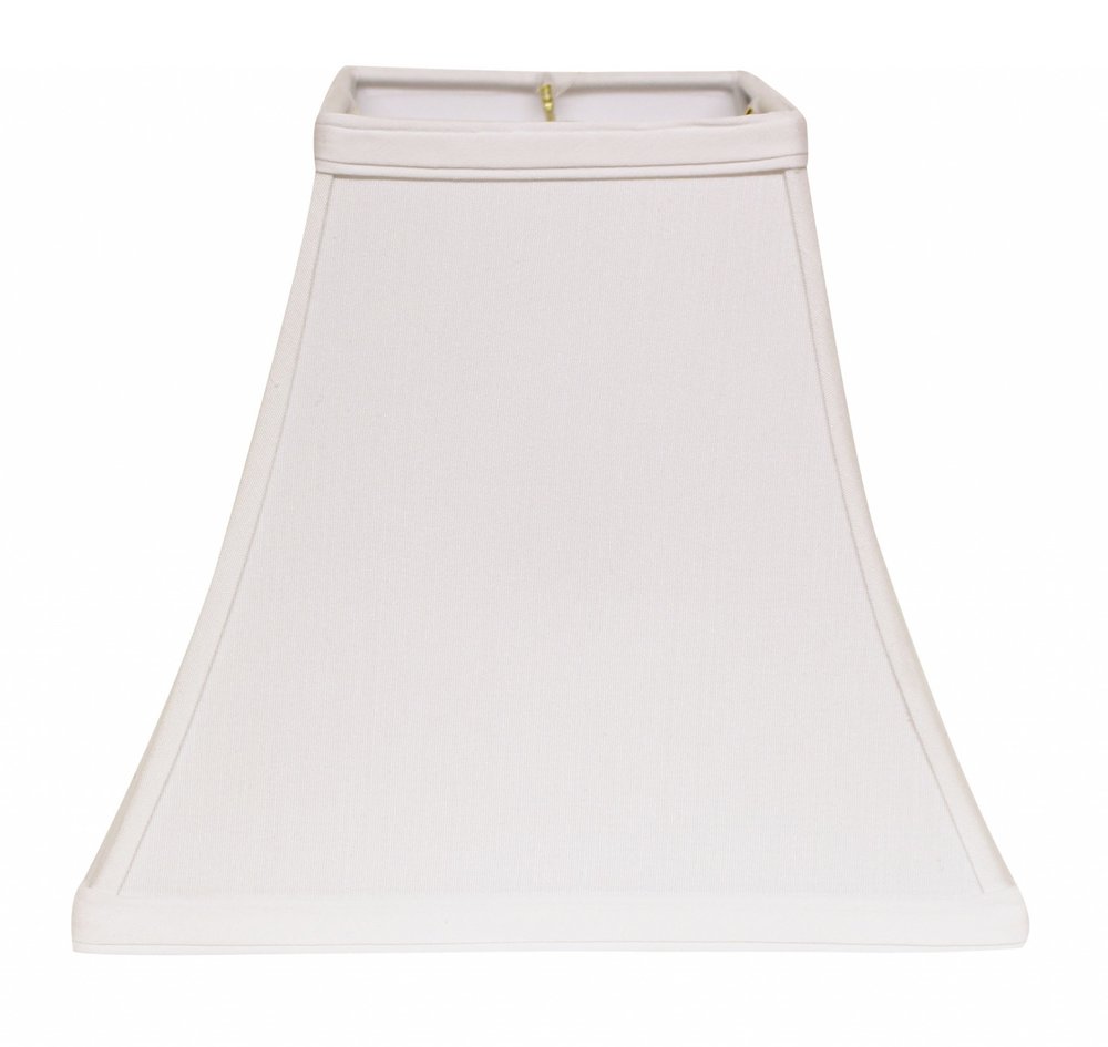 White No Slub Innsbruck Square Lamp Shade