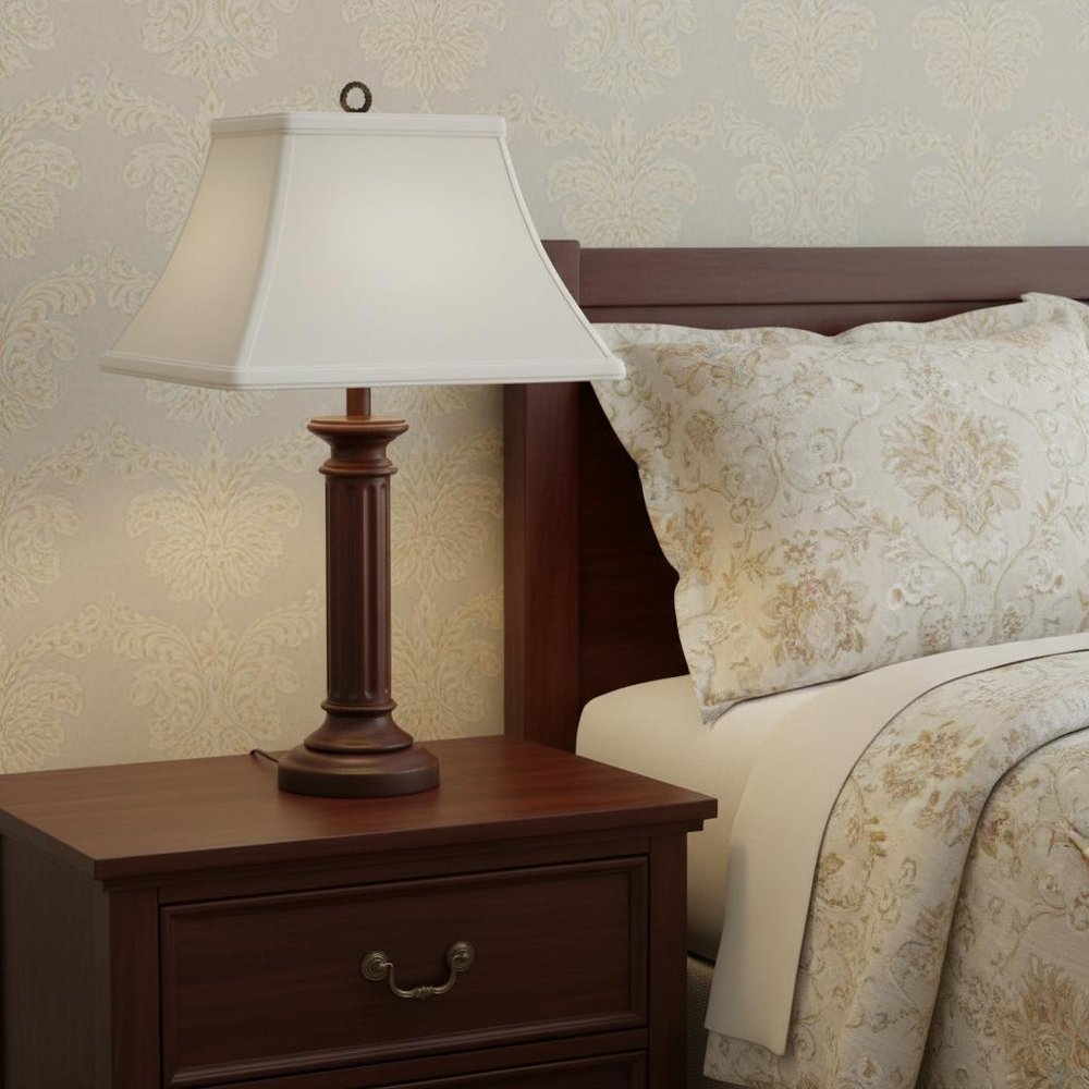 White No Slub Innsbruck Bell Lamp Shade