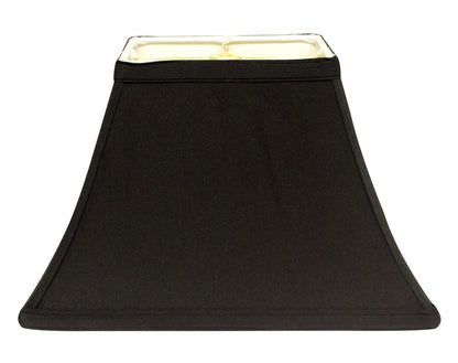 Black Shantung Silk Bell Lamp Shade