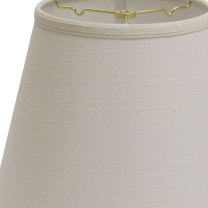 White Linen Empire Lamp Shade