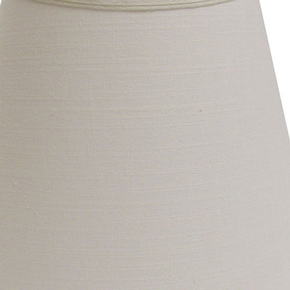 White Linen Empire Lamp Shade