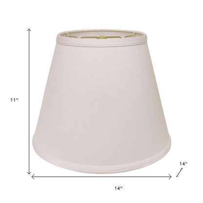 White No Slub Innsbruck Empire Lamp Shade