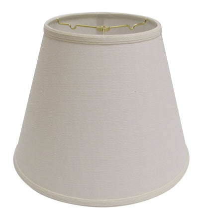 White Linen Empire Lamp Shade